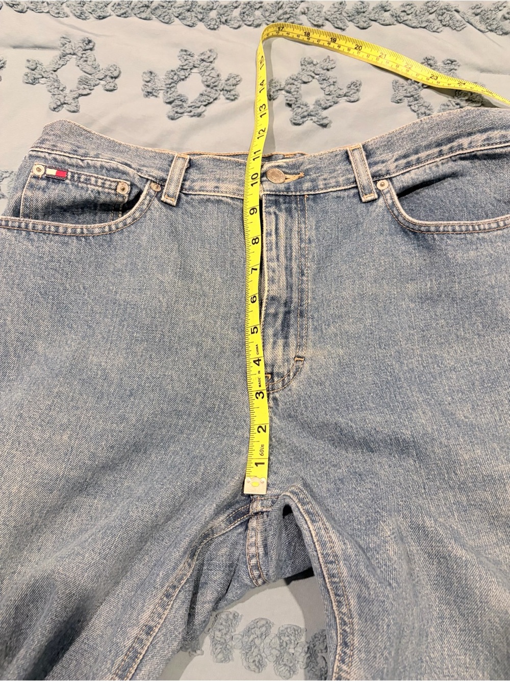 Tommy Hilfiger Jeans Vintage Wide Leg Crop Jeans – Size 14 - Picture 9 of 10